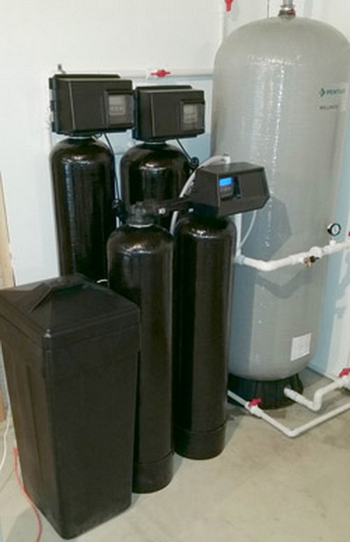 Black and Gray Water Softener